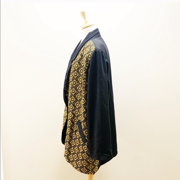 *HOST PICK* 90’s Black Gold Blazer 2X - Picture 2 of 7